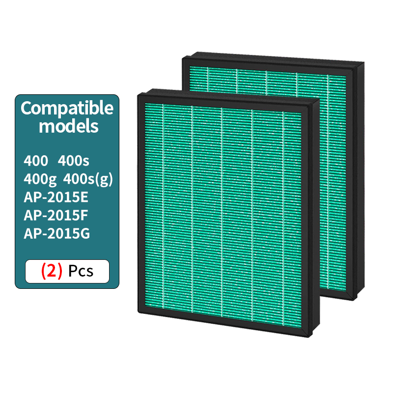 Coway Air Purifier Airmega 400 - ตัวกรองทดแทนที่เข้ากันได้กับ coway airmega 400/400S เครื่องกรองอากาศสูงสุด2จริง HEPA