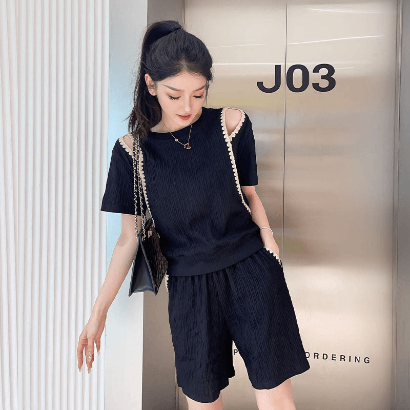 เกาหลีแฟชั่นปิดไหล่เสื้อยืด 2  - Korean Lifestyle บทวิจารณ์และราคา