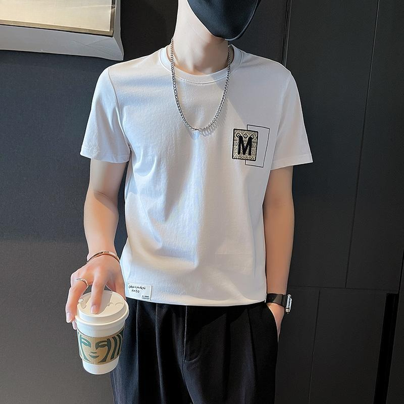 เสื้อแขนสั้นผู้ชายอินเทรนด์สำห - Korean Daily Lifestyle บทวิจารณ์และราคา