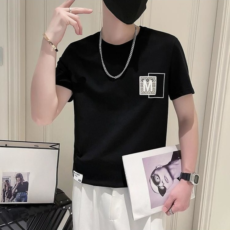 เสื้อแขนสั้นผู้ชายอินเทรนด์สำห - Korean Daily Lifestyle บทวิจารณ์และราคา