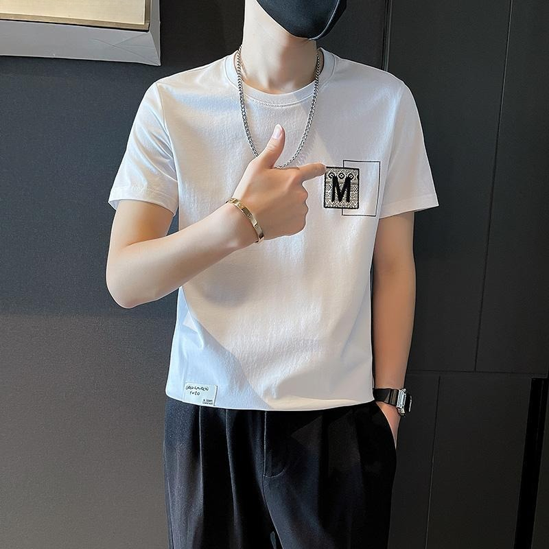 เสื้อแขนสั้นผู้ชายอินเทรนด์สำห - Korean Daily Lifestyle บทวิจารณ์และราคา