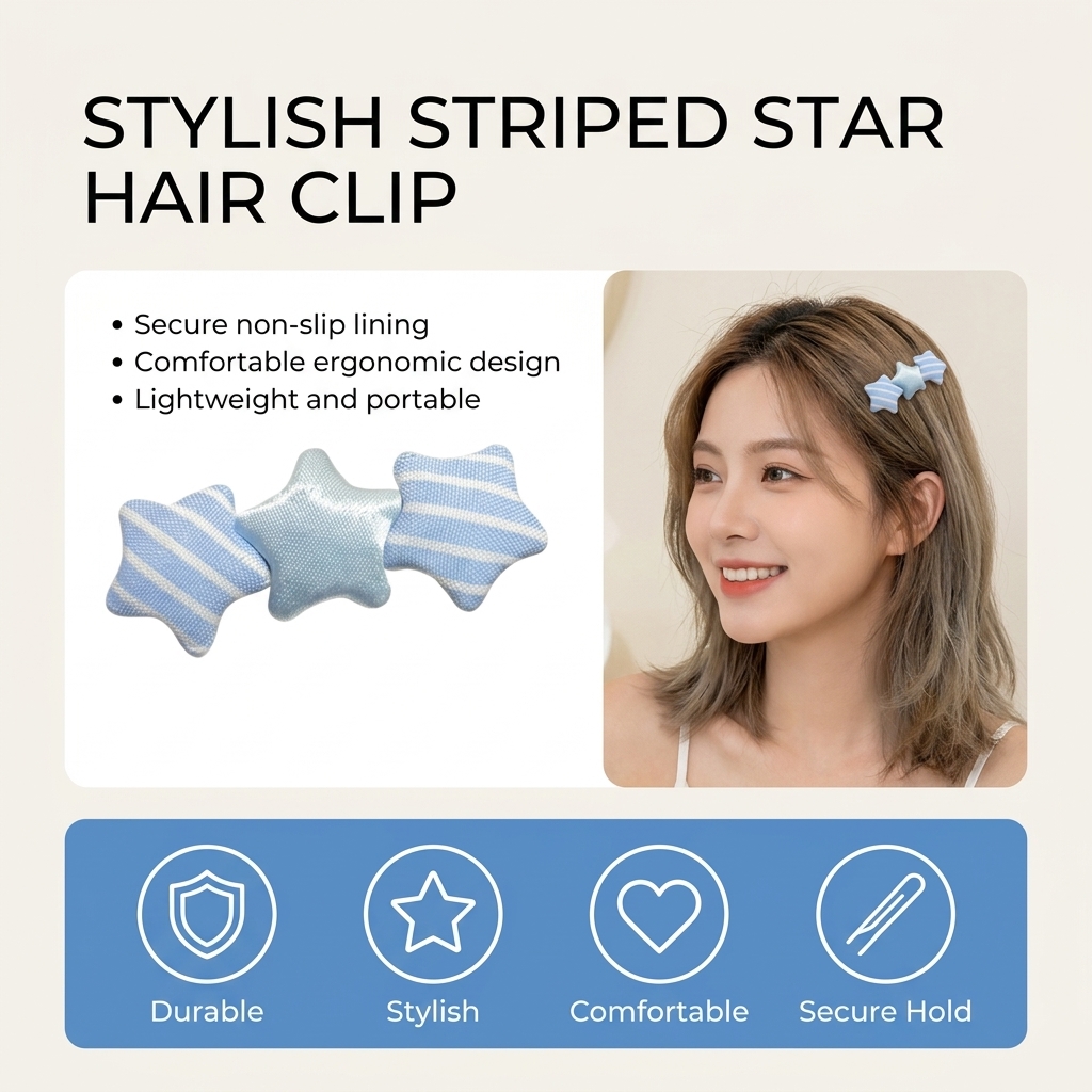 กิ๊บติดผมรูปดาวน่ารักสำหรับผู้ - Korean Daily Lifestyle บทวิจารณ์และราคา